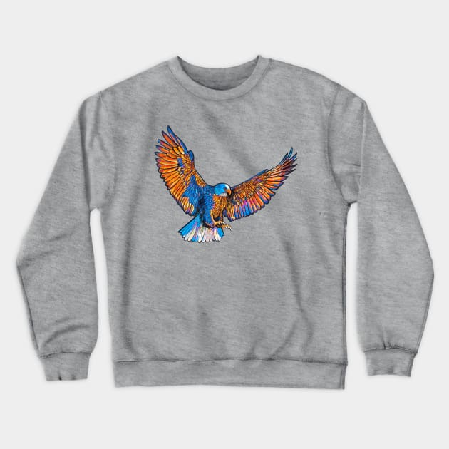 Bald Eagle Crewneck Sweatshirt by AlcantaraArt